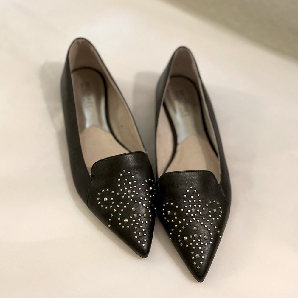 Michael Kors Pointy Toe Black Flats